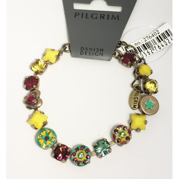 Bracelet Pilgrim Plaqué or coloré