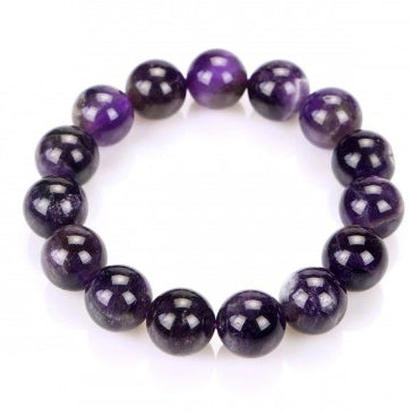 Bracelet Perles violettes